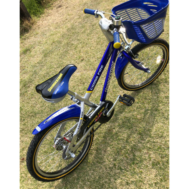 子供用　18インチ　ブリジストン　クロスファイヤー　　ブルー自転車　8,500円