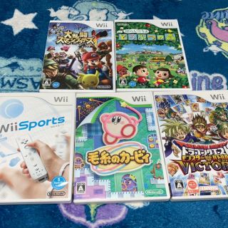 ウィー(Wii)のWii ソフト5点(家庭用ゲームソフト)