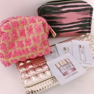 エスティローダー(Estee Lauder)のエスティローダー  ポーチ3個&マイクロエッセンスローションサンプル付(ポーチ)