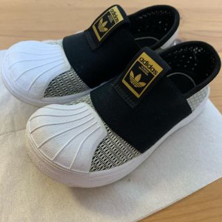 アディダス(adidas)のadidas キッズ ジュニア スリッポン14.5cmメッシュ(スリッポン)