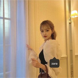 ザラ(ZARA)のパフスリーブニット(シャツ/ブラウス(長袖/七分))