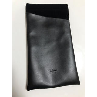ディオール(Dior)のDior サングラスケース 黒 異素材ミックス (サングラス/メガネ)