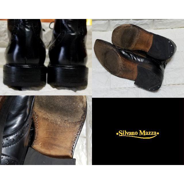 SILVANO MAZZA(シルバノマッツァ)の【Silvano Mazza】カントリーブーツ＃6（約24.5cm)　黒 メンズの靴/シューズ(ブーツ)の商品写真