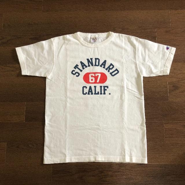 STANDARD CALIFORNIA(スタンダードカリフォルニア)の未使用 CHAMPION×STANDARD CALIFORNIA T1011 M メンズのトップス(Tシャツ/カットソー(半袖/袖なし))の商品写真