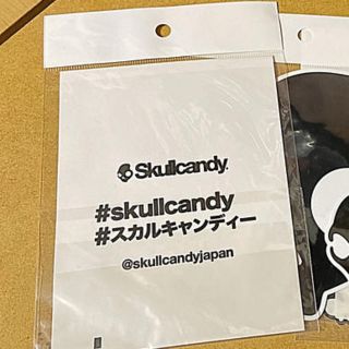 スカルキャンディ(Skullcandy)のskullcandy ステッカー　白(その他)