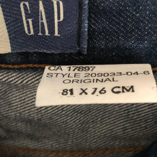 GAP(ギャップ)のギャップ　ジーンズ　ジーパン　GAP デニム  メンズのパンツ(デニム/ジーンズ)の商品写真