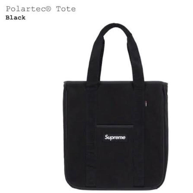 送料込み Supreme Polartec® Tote 黒 トートバッグ