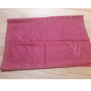 ルイヴィトン(LOUIS VUITTON)の専用　ルイヴィトン　モノグラム柄　カシミア　ストール　ピンク(ストール/パシュミナ)