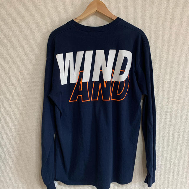 supreme超希少！完売品！wind and sea ロンT ネイビー　Lサイズ