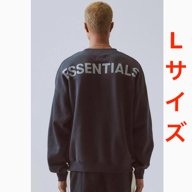 FEAR OF GOD(フィアオブゴッド)のFOG essentials Fleece Sweatshirt Black L メンズのトップス(スウェット)の商品写真