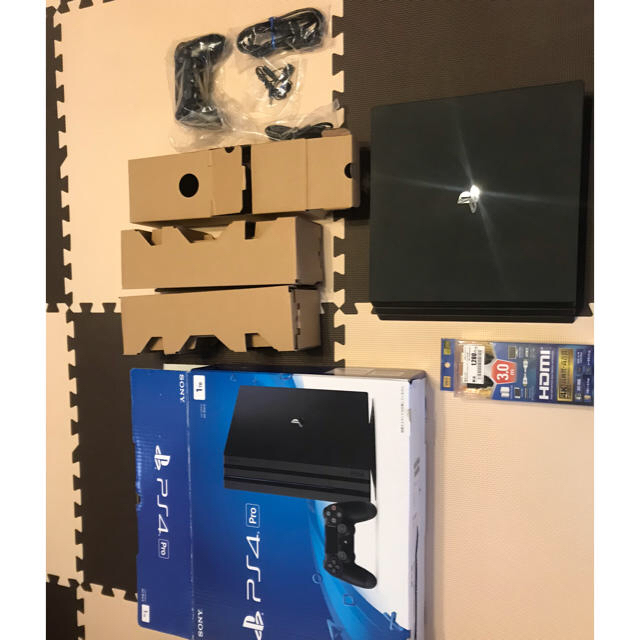 PS4 PRO 1TB JET BLACK - 家庭用ゲーム機本体