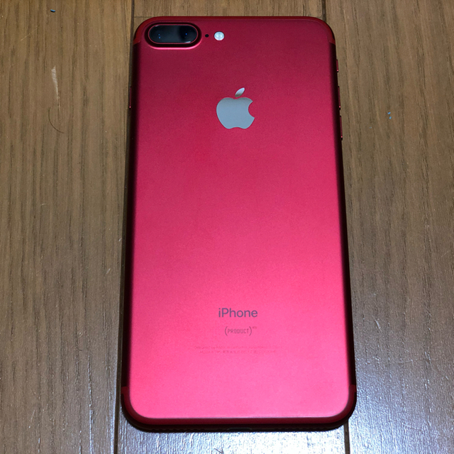 Apple iPhone7 plus レッド 128GB シムロック解除【美品】