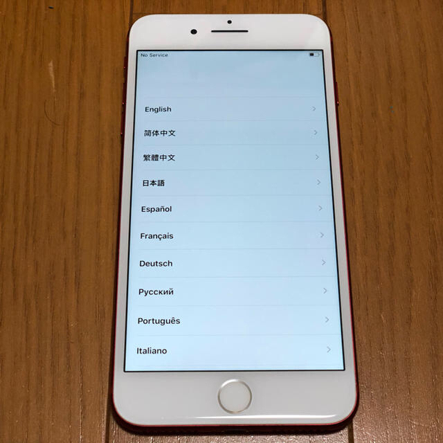Apple iPhone7 plus レッド 128GB シムロック解除【美品】 1
