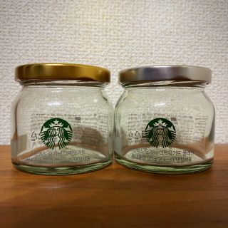 スターバックスコーヒー(Starbucks Coffee)の海外限定！スターバックス ガラス瓶2個セット(グラス/カップ)