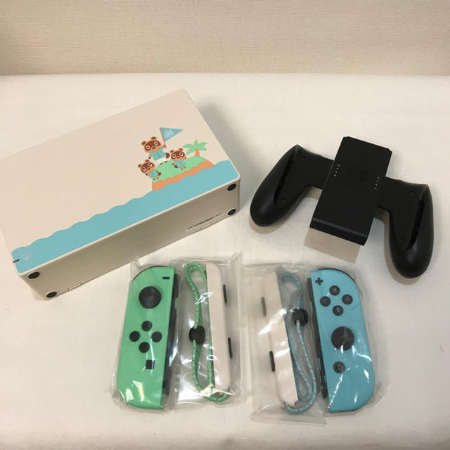 ニンテンドースイッチ　どうぶつの森  同梱版付属　joy-con ドック　セット