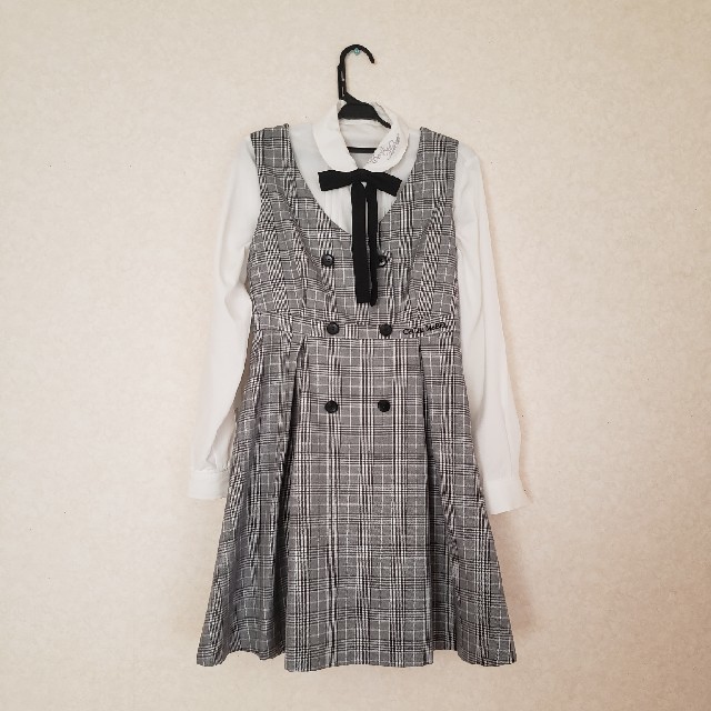 CECIL McBEE(セシルマクビー)の特別価格❗CECIL McBEE　165cmチェック　チェックワンピース キッズ/ベビー/マタニティのキッズ服女の子用(90cm~)(ワンピース)の商品写真