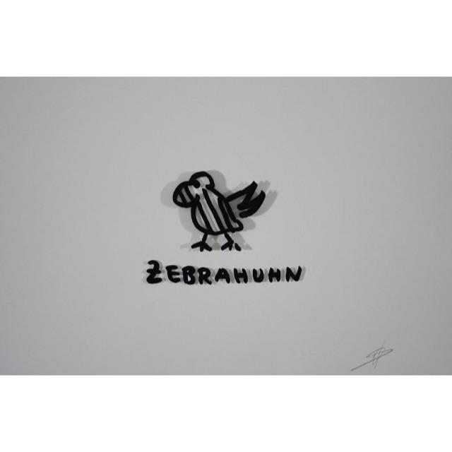 新品同様サイズ【3日間限定30%OFF／3Dアート】ZEBRAHUHN