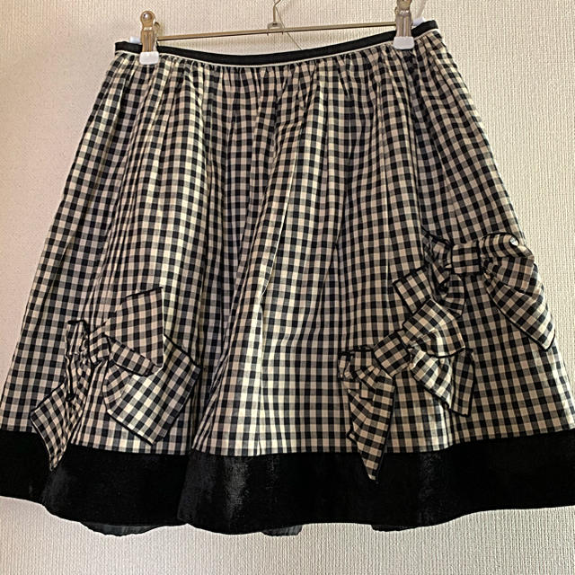 Lois CRAYON(ロイスクレヨン)の再お値下げ ロイスクレヨン ギンガムチェックスカート レディースのスカート(ひざ丈スカート)の商品写真