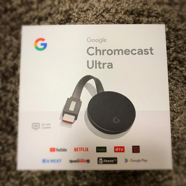 【新品未使用・4K対応】Google Chromecast Ultra