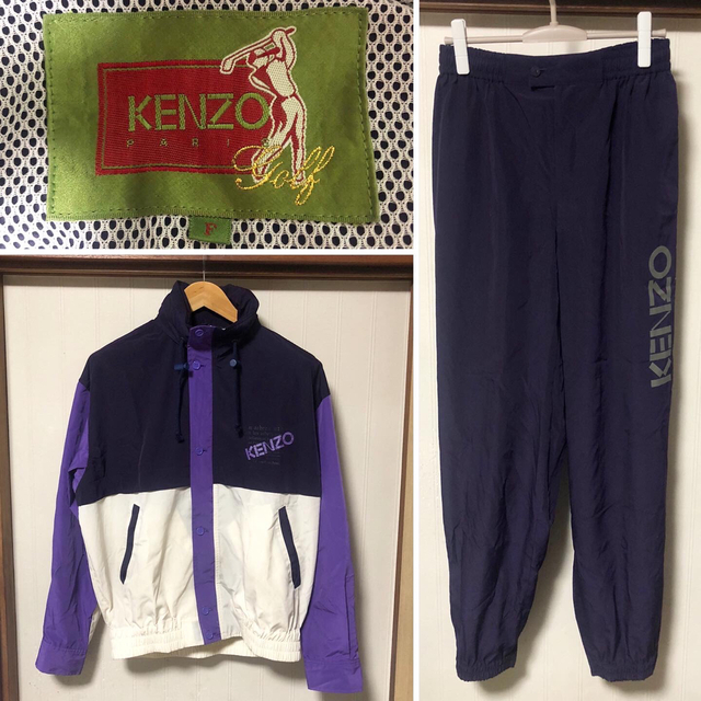 ナイロンジャケット激レア❗️日本製 90s kenzo ナイロン ジャケット パンツ セットアップ