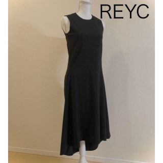 REYC バックコクーンドレス黒34 (YOKO CHAN) 未使用(ひざ丈ワンピース)