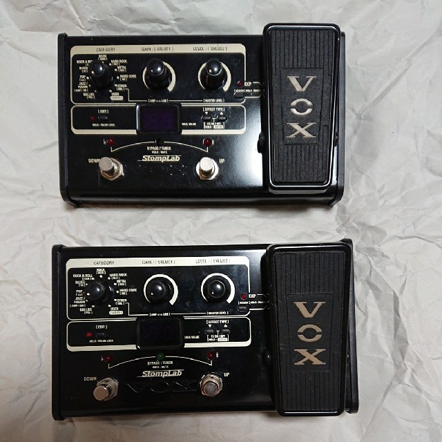 VOX(ヴォックス)のVOX Stomplab ⅡG マルチエフェクター2台 楽器のギター(エフェクター)の商品写真