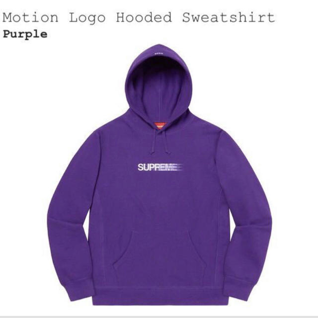 【L】Motion Logo Hooded Sweatshirt