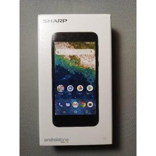 シャープ(SHARP)のAndroid One S3 ネイビーブラック 未使用 SIMロック解除(スマートフォン本体)