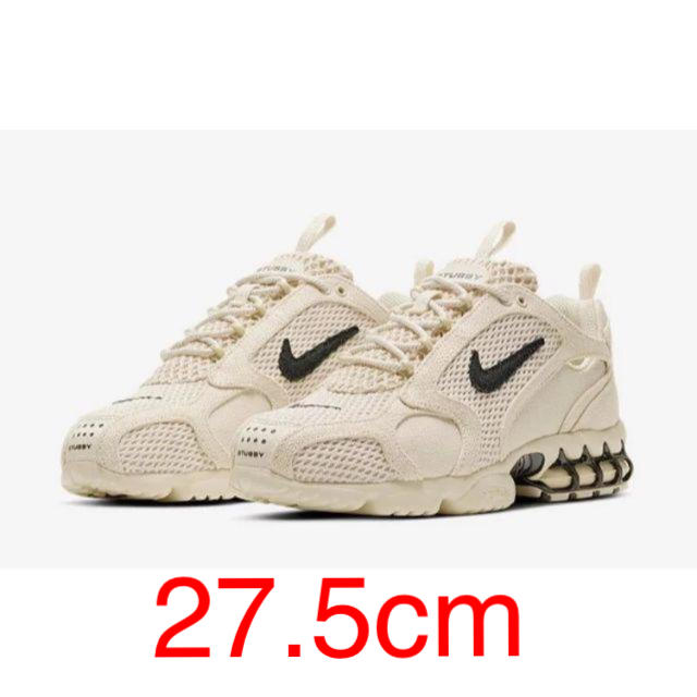 新品未使用 nike x stussy エアズームスピリドン 27.5cm