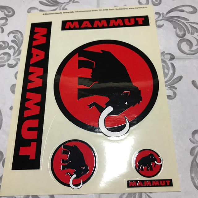 Mammut(マムート)のMAMMUTステッカー メンズのファッション小物(その他)の商品写真