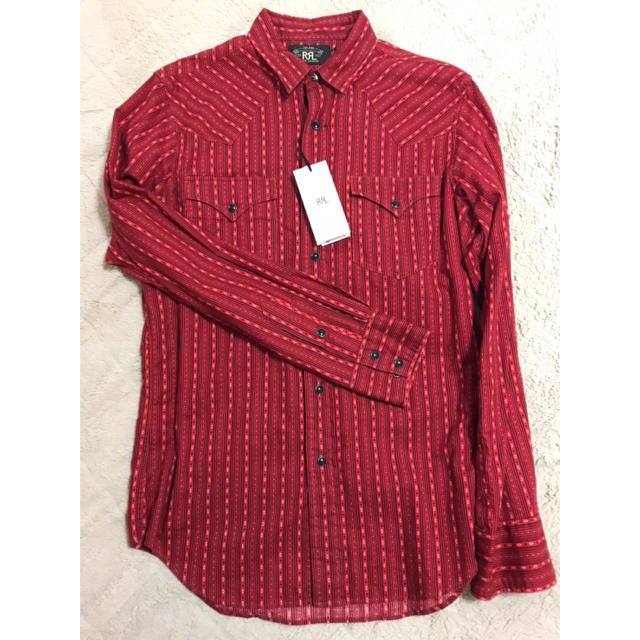RRL【STRIPE WESTERN SHIRTS】Mサイズ