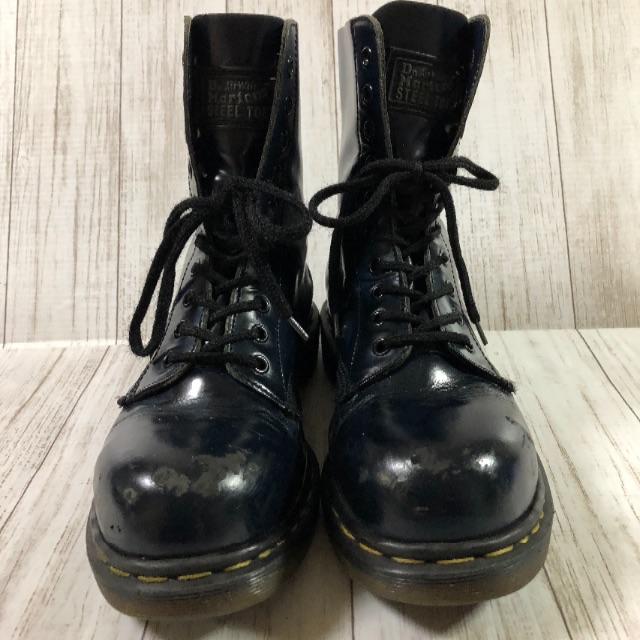 Dr.Martens(ドクターマーチン)のドクターマーチン☆☆イングランド☆☆スチールトゥ １０ホール レディースの靴/シューズ(ブーツ)の商品写真