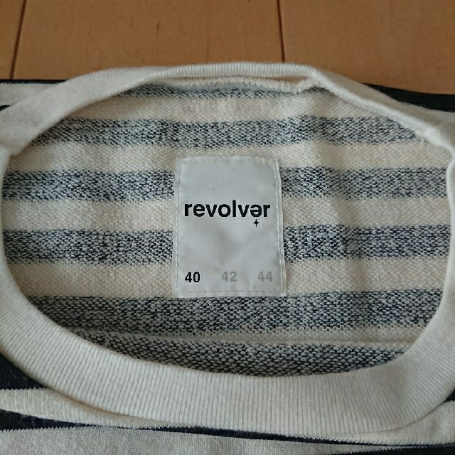 REVOLVER(リボルバー)のREVOLVER ボーダー五分袖 Tシャツ メンズのトップス(Tシャツ/カットソー(半袖/袖なし))の商品写真