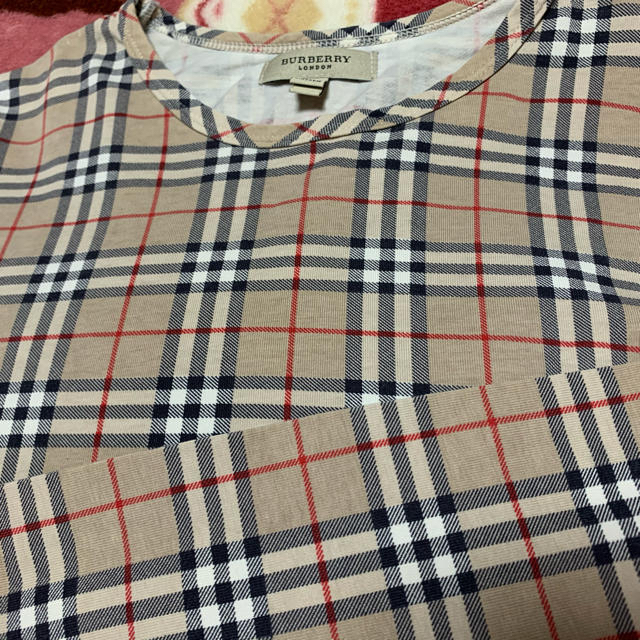 BURBERRY - バーバリー チェック ロングTシャツの通販 by プリン's