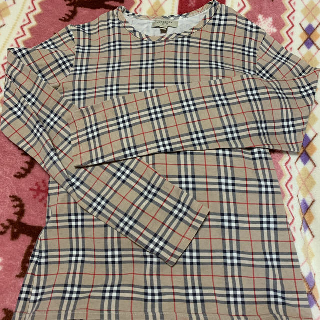 BURBERRY - バーバリー チェック ロングTシャツの通販 by プリン's