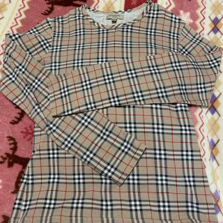 バーバリー(BURBERRY)のバーバリー　チェック　ロングTシャツ(Tシャツ(長袖/七分))