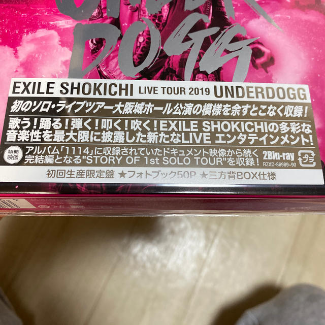 EXILE　SHOKICHI　LIVE　TOUR　2019　UNDERDOGG（