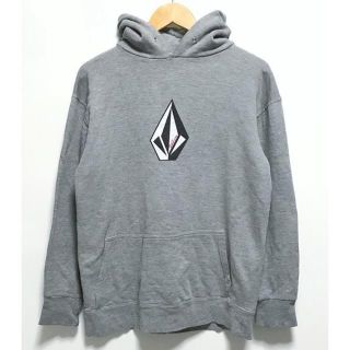 ボルコム(volcom)のUSA製 VOLCOM ボルコム ロゴ入 スウェットパーカー M グレー(パーカー)