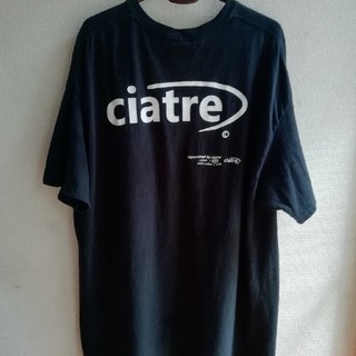 ciatre 半袖ロゴTシャツ　メンズXl　黒(Tシャツ/カットソー(半袖/袖なし))