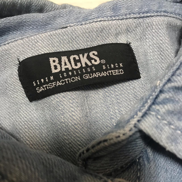 BACKS(バックス)のBACKS デニムシャツ レディースのトップス(シャツ/ブラウス(半袖/袖なし))の商品写真