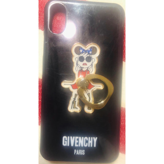 GIVENCHY(ジバンシィ)のGIVENCY iPhoneXケース(リング付) スマホ/家電/カメラのスマホアクセサリー(iPhoneケース)の商品写真