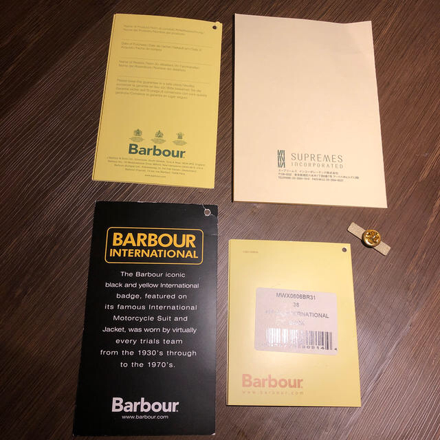 Barbour(バーブァー)のBarbour ピンバッジ　商品タグ エンタメ/ホビーのアニメグッズ(バッジ/ピンバッジ)の商品写真