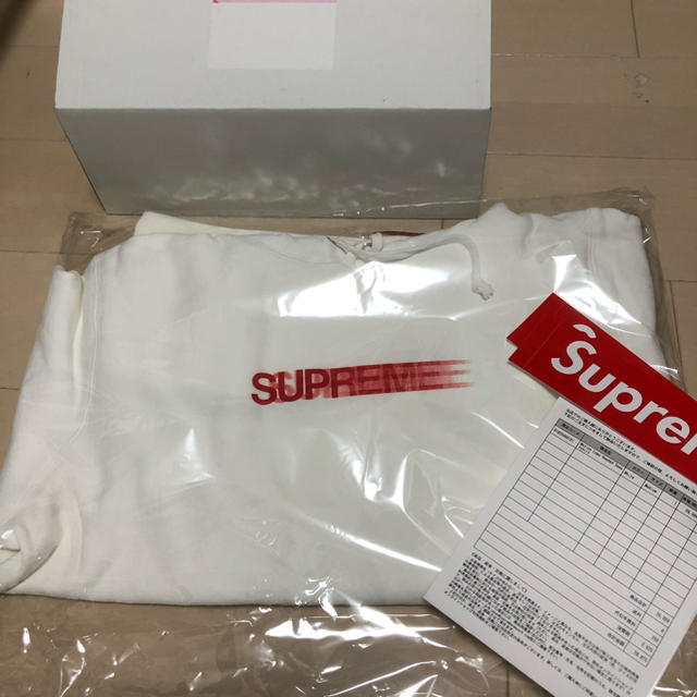 Supreme(シュプリーム)のSupreme  Motion Logo Hooded Sweatshirt メンズのトップス(パーカー)の商品写真