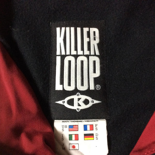 KILLER LOOP(キラーループ)のKILLER LOOPスノーボードウェア 赤 Mサイズ スポーツ/アウトドアのスノーボード(その他)の商品写真