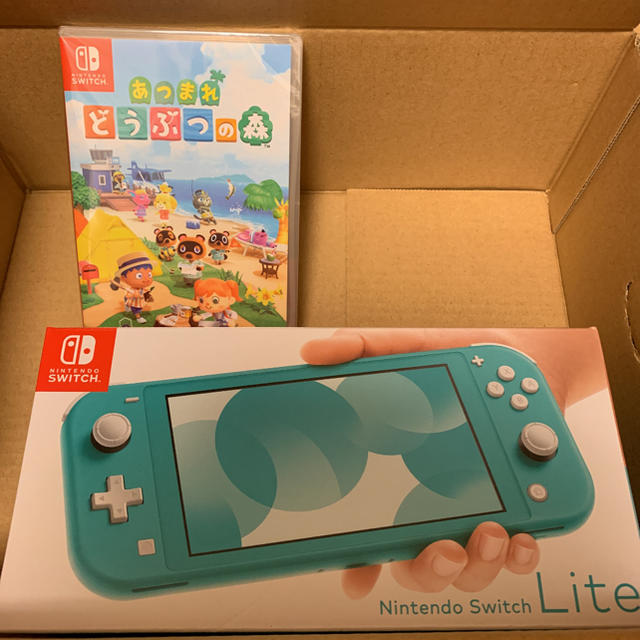 新品未開封　任天堂　スイッチライト　ターコイズ　本体のみ　switchlite