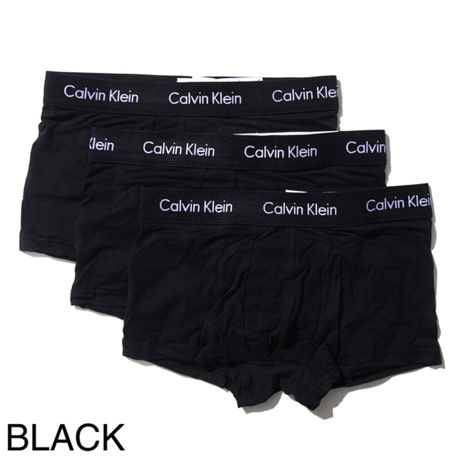 カルバンクライン Calvin Klein ボクサーパンツ 3枚セット　ブラック