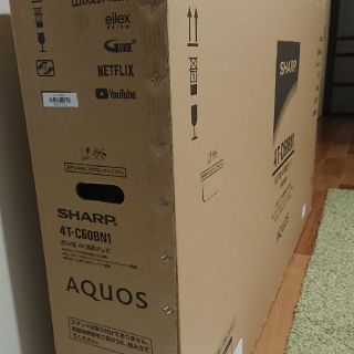 シャープ(SHARP)のAQUOS 60V型4K液晶テレビ(テレビ)