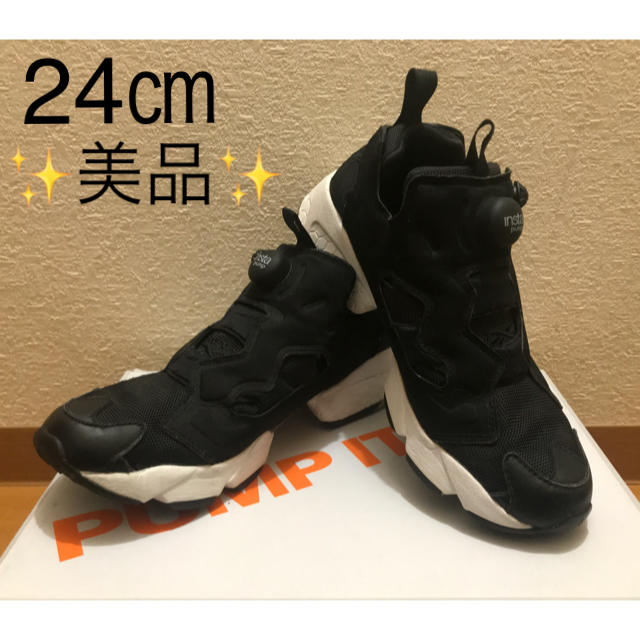 レディースReebok ポンプフューリー ブラック INSTAPUMP FURY