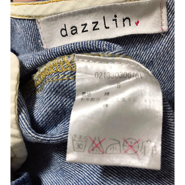 dazzlin(ダズリン)の☆dazzlin☆ダズリン♡デニムジャンパースカート レディースのワンピース(ミニワンピース)の商品写真