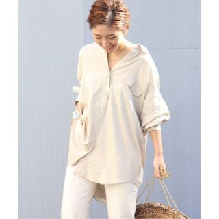 プラージュ(Plage)の▲専用▲【未使用】Plage Military wash シャツ　ナチュラル(シャツ/ブラウス(長袖/七分))